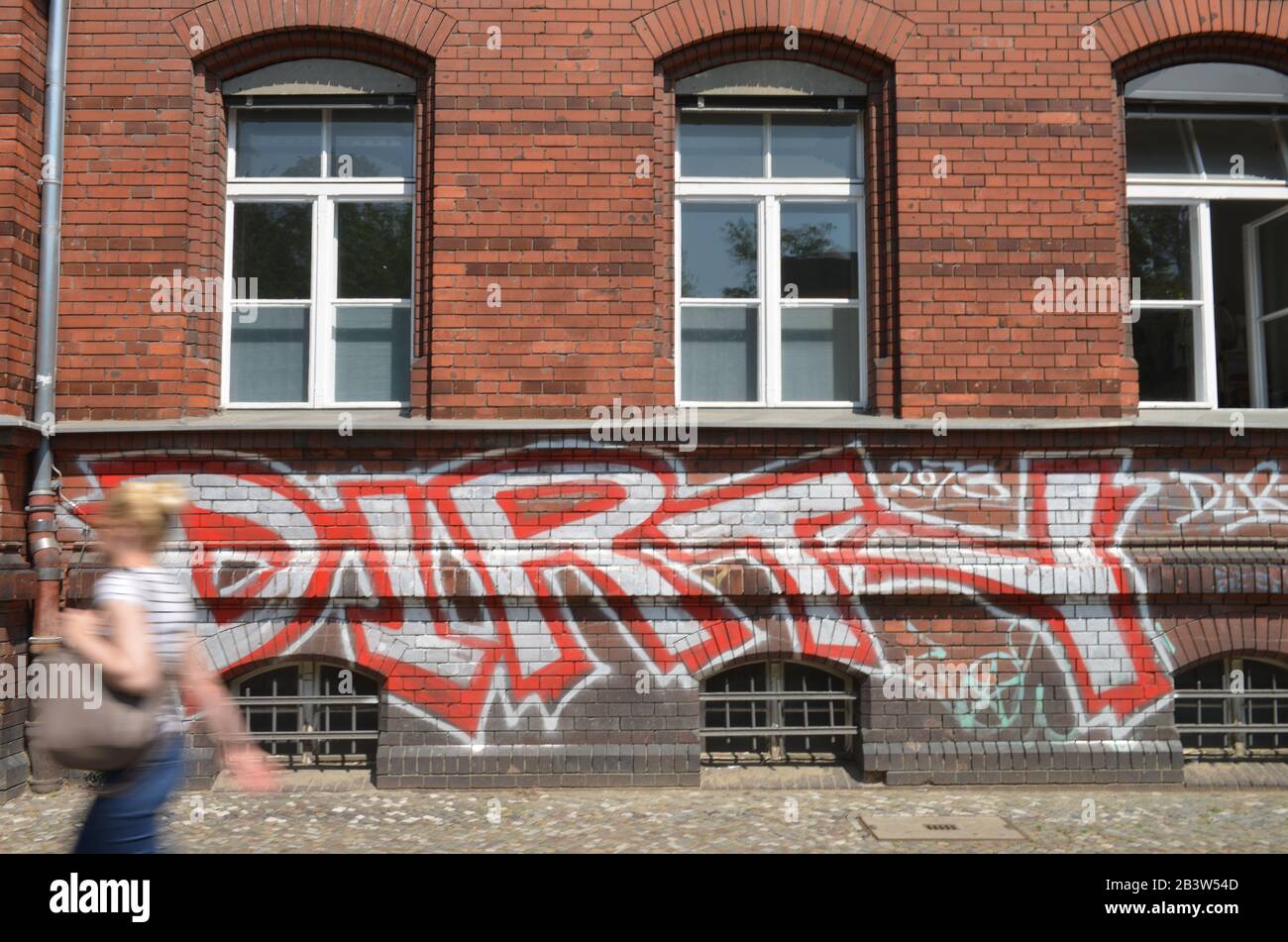 Graffiti, Turmstraße, Moabit, Berlin, Deutschland Stockfoto
