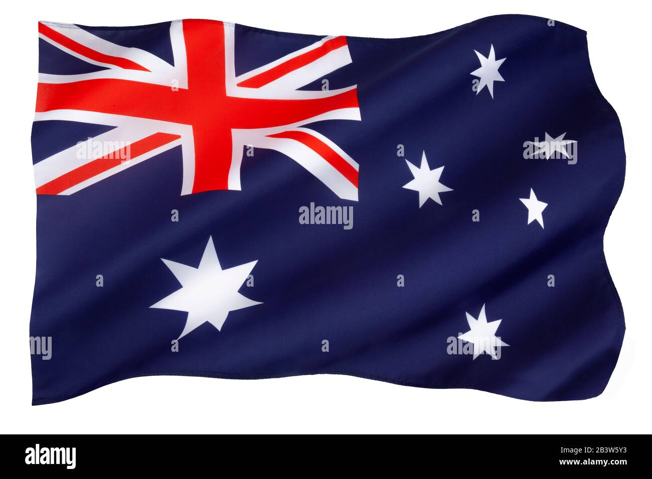 Die Nationalflaggen Australiens - Annahme durch den 11. Februar 1903. Stockfoto