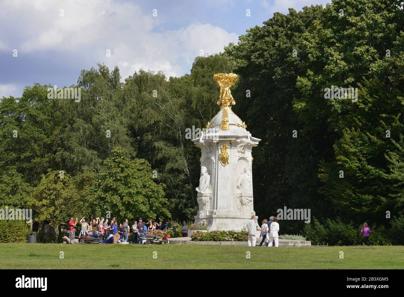 Beethoven-Haydn-Mozart-Denkmal, Tiergarten, Berlin, Deutschland Stockfoto