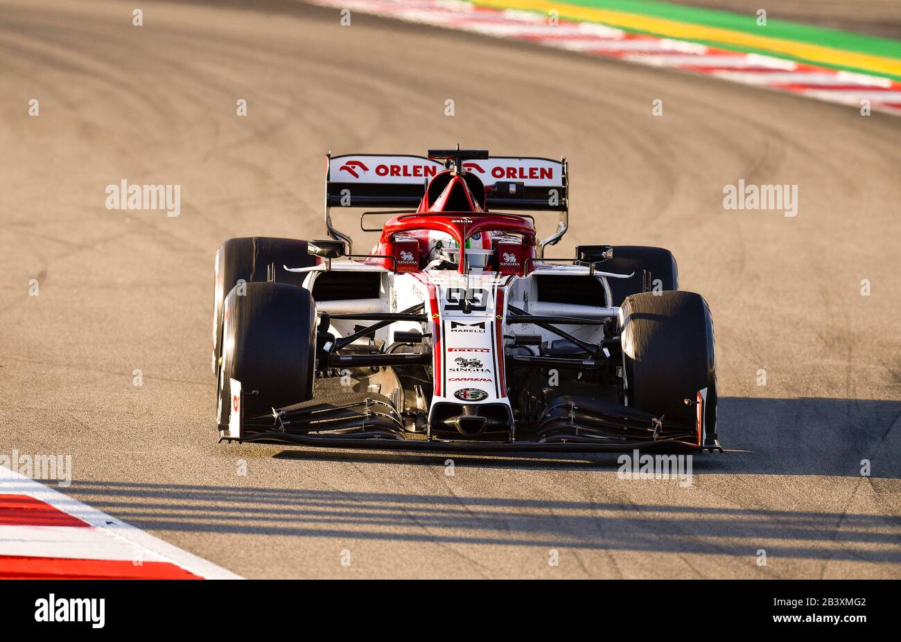 Circuit de Barcelona-Catalunya in Montmelo Spanien 19.2.2020, Formel-1-Vorsaisontests, Antonio Giovinazzi (ITA), Alfa Romeo Stockfoto