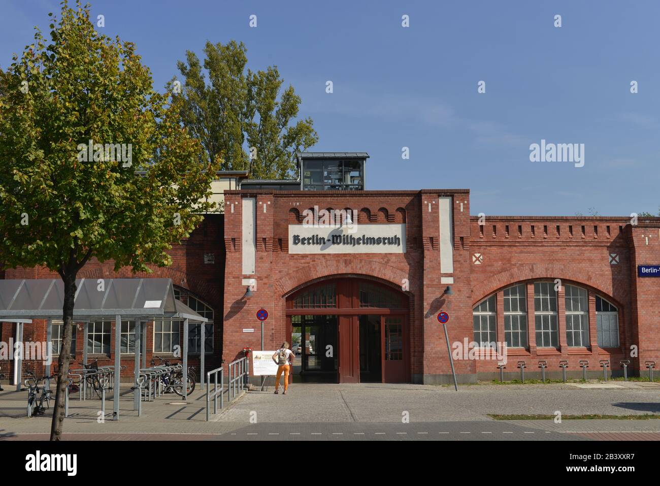 Bahnhof Wilhelmsruh, Pankow, Berlin, Deutschland Stockfoto