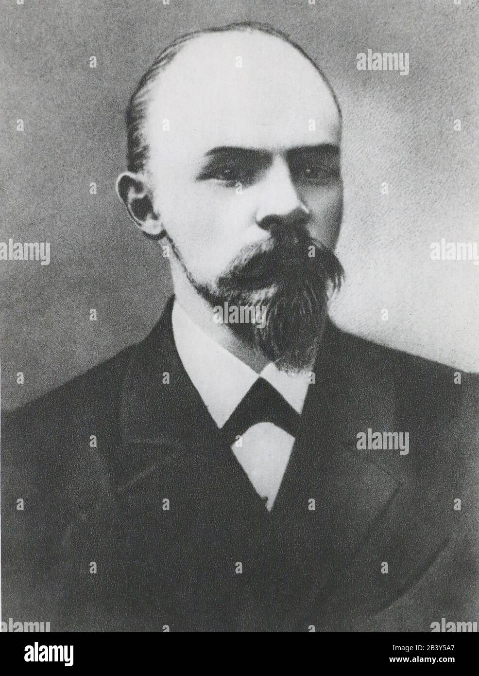 Fotoporträt von V.I. Lenin im Jahr 1897. Stockfoto