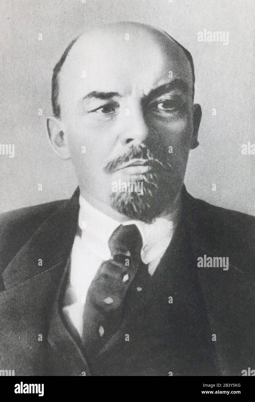 Fotoporträt von V.I. Lenin im Jahr 1917 Stockfoto