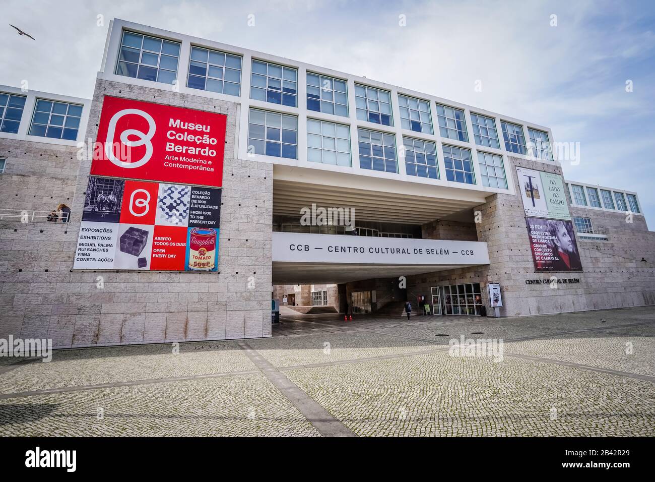 Das Centro Cultural de Belém ist ein renommiertes Kulturzentrum in Lissabon Portugal Stockfoto