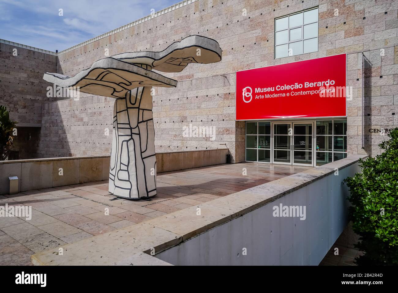Das Berardo Collection Museum ist ein Museum für moderne und zeitgenössische Kunst in Belém, einem Stadtteil von Lissabon, Portugal Stockfoto