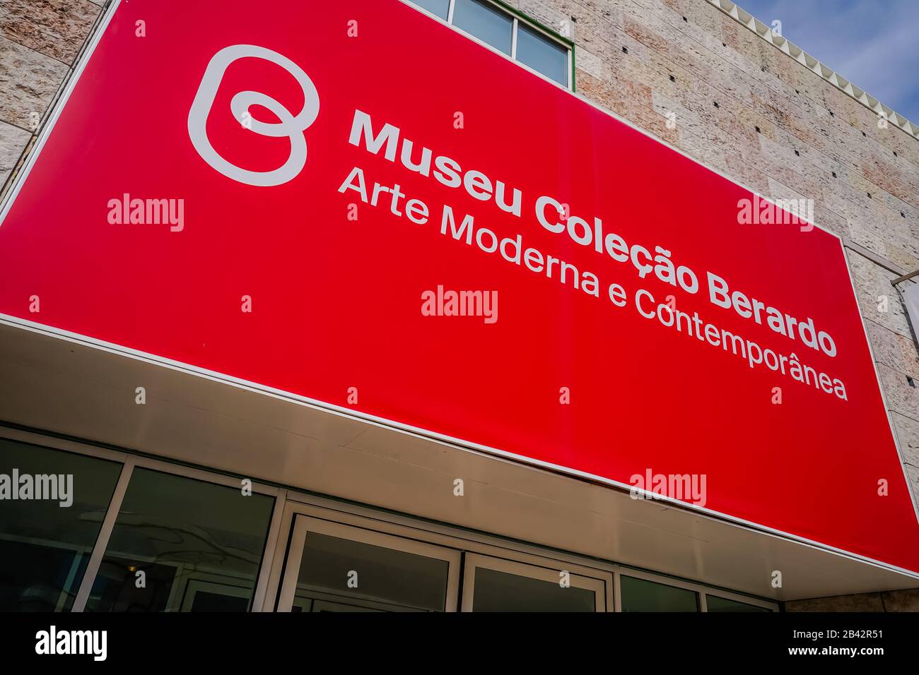 Das Berardo Collection Museum ist ein Museum für moderne und zeitgenössische Kunst in Belém, einem Stadtteil von Lissabon, Portugal Stockfoto