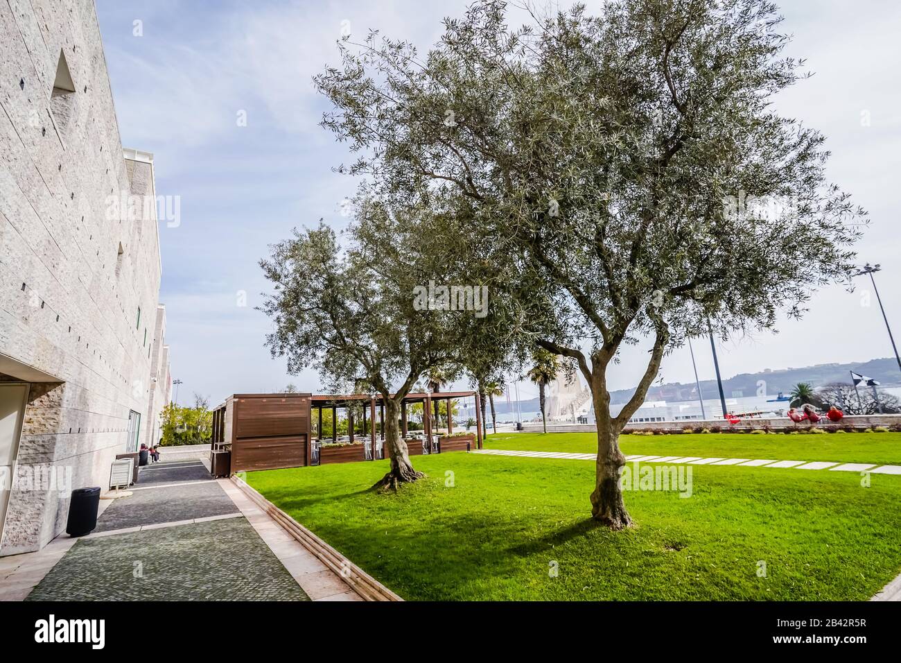 Das Centro Cultural de Belém ist ein renommiertes Kulturzentrum in Lissabon Portugal Stockfoto