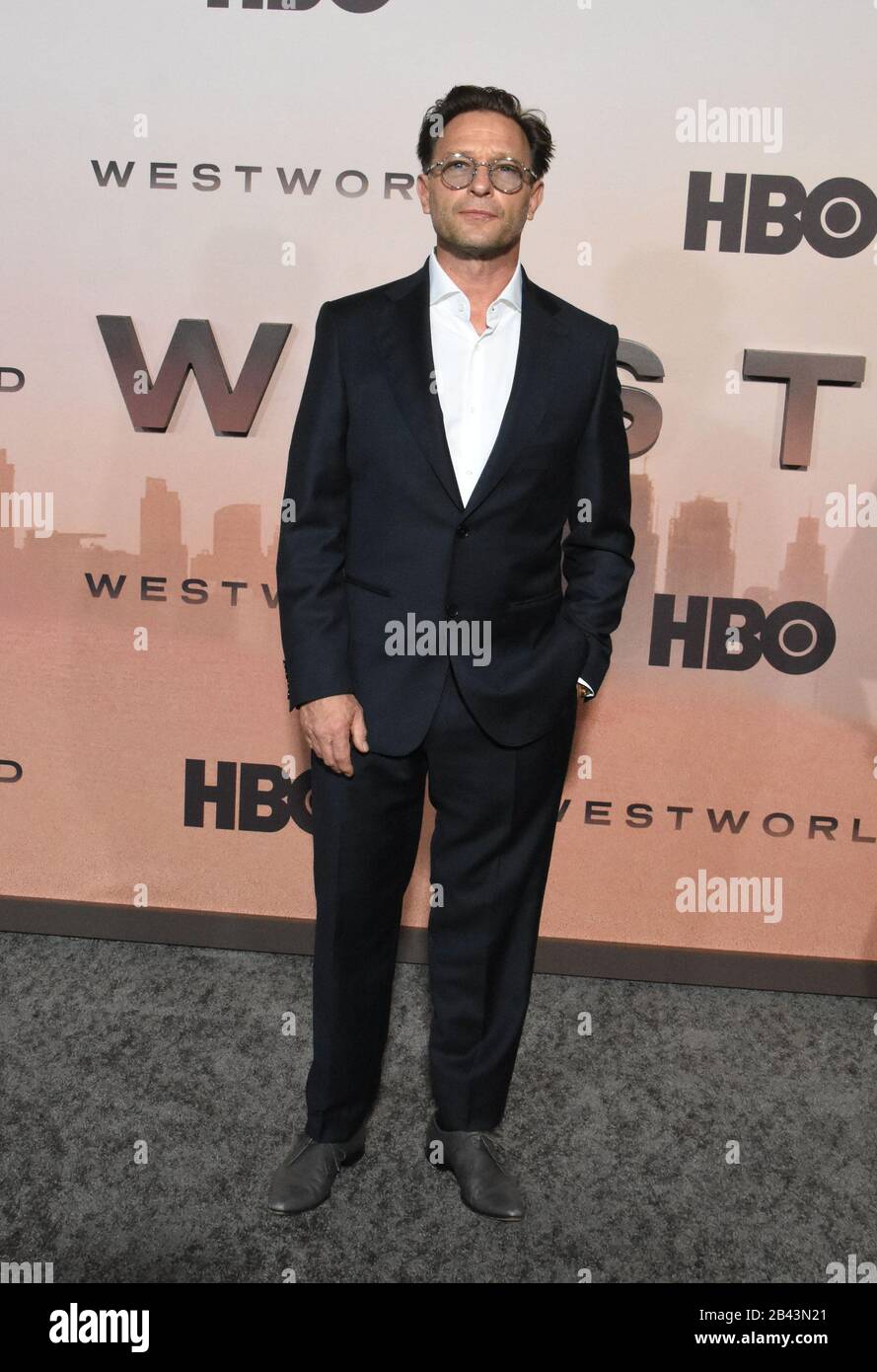 Hollywood, Kalifornien, USA 5. März 2020 Schauspieler Thomas Kretschmann besucht die Premiere von Los Angeles Staffel 3 von HBO's "Westworld" am 5. März 2020 im TCL Chinese Theatre in Hollywood, Kalifornien, USA. Foto von Barry King/Alamy Live News Stockfoto