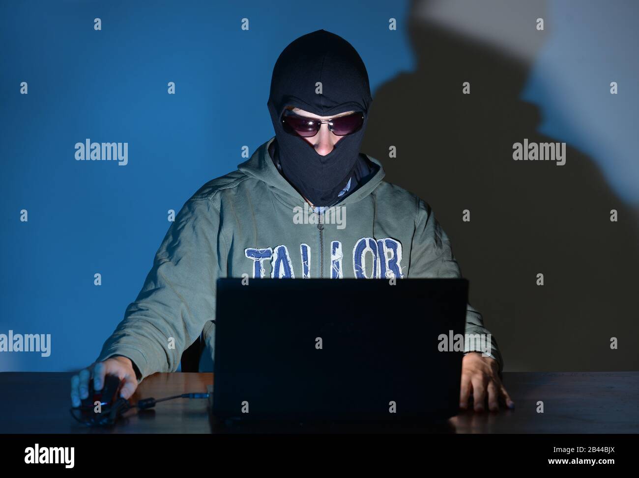 Symbolfoto Internetkriminalitaet Stockfoto