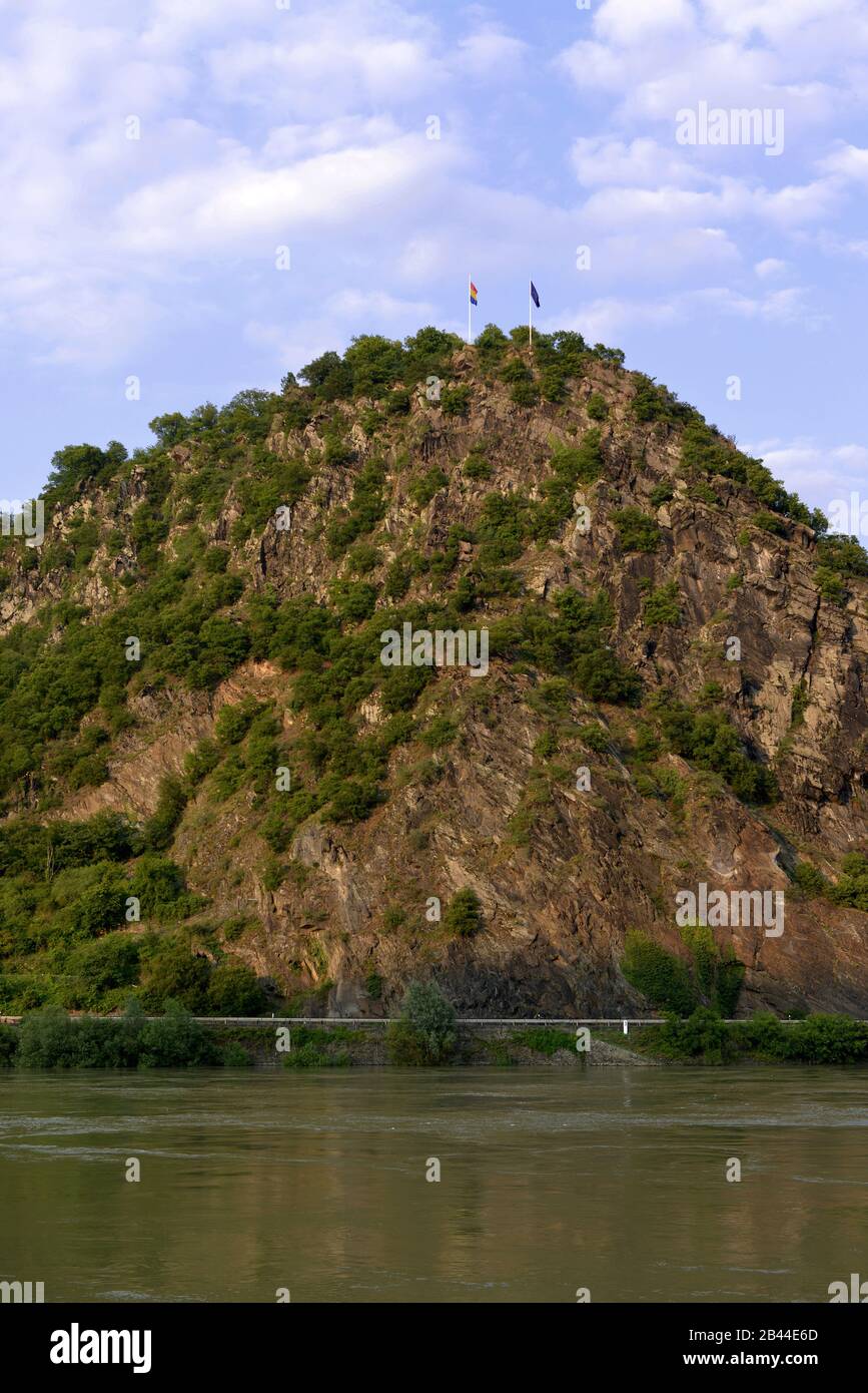 Lorelei, Sankt Goarshausen, Rheinland-Pfalz, Deutschland Stockfoto