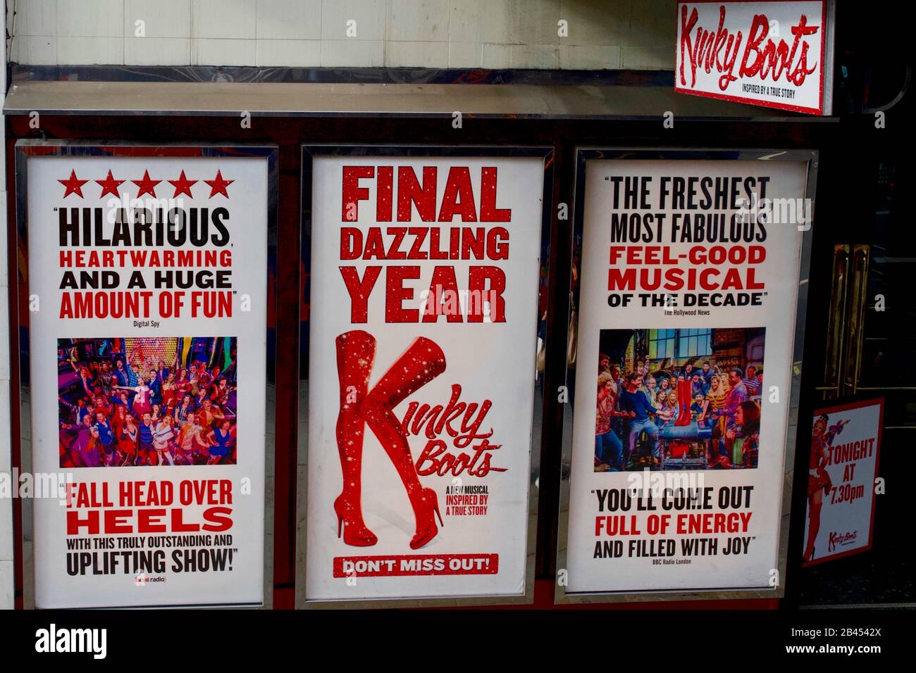 Kinky Boots, Adelphi Theatre, Strand, City of Westminster, London, England. Stockfoto
