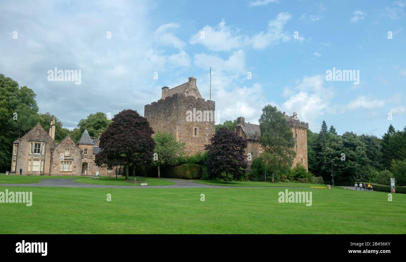 Dean Castle in Kilmarnock, East Ayrshire Stockfoto