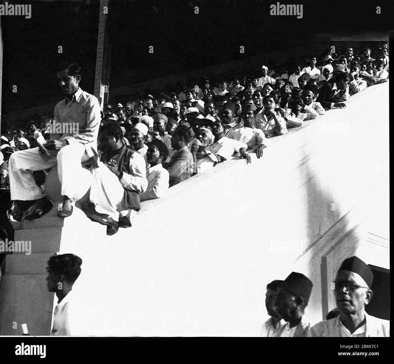 Mahalakshmi Rennbahn, Rennbahn, Bombay, Mumbai, Maharashtra, Indien, Asien, 1947, alter Jahrgang 1900s Bild Stockfoto