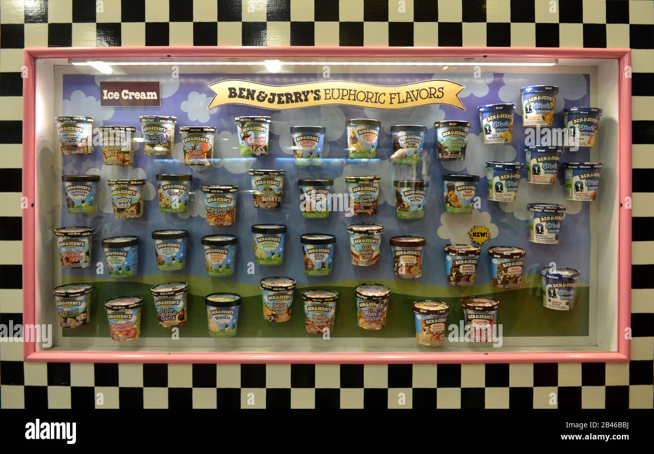 Ben & Jerry's, Waterbury, Vermont, USA Stockfoto