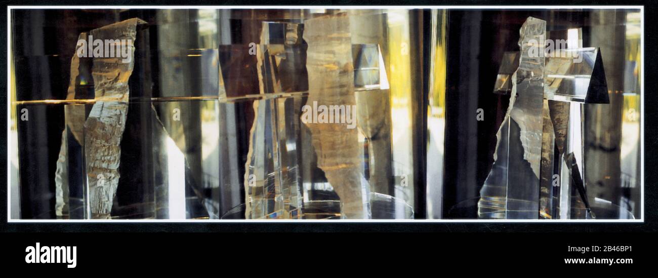 Christ on Cross, Crystal Cathedral, Christ Cathedral Campus, Los Angeles, Vereinigte Staaten von Amerika, USA, 1999, alter Jahrgang 1900er Bild Stockfoto