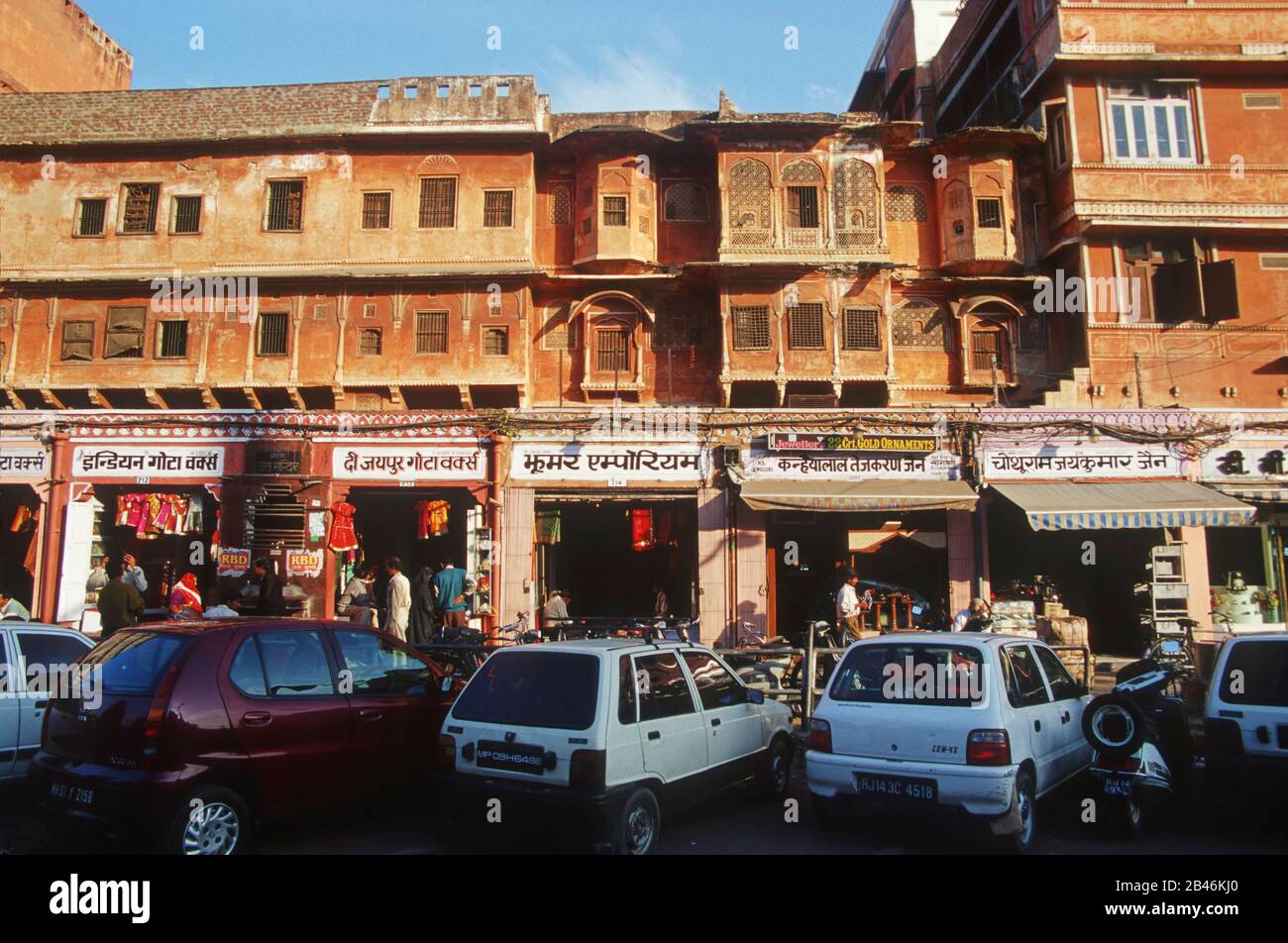 Schmuckbasar in jaipur in rajasthan Indien, Asien Stockfoto