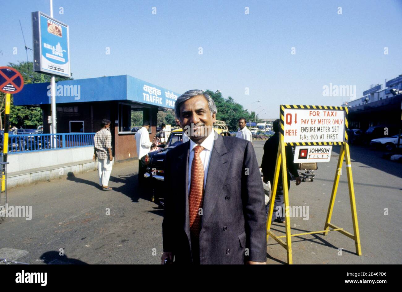 Naresh Goyal; nicht-ansässiger indischer Geschäftsmann und Gründer Vorsitzender von Jet Airways; Indien; Asien Stockfoto