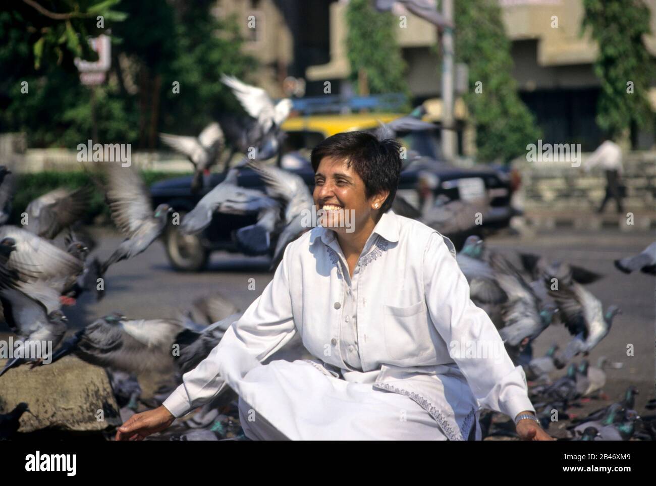 Kiran Bedi, IPS, aktuelle LG von Pondicherry, Indien Stockfoto