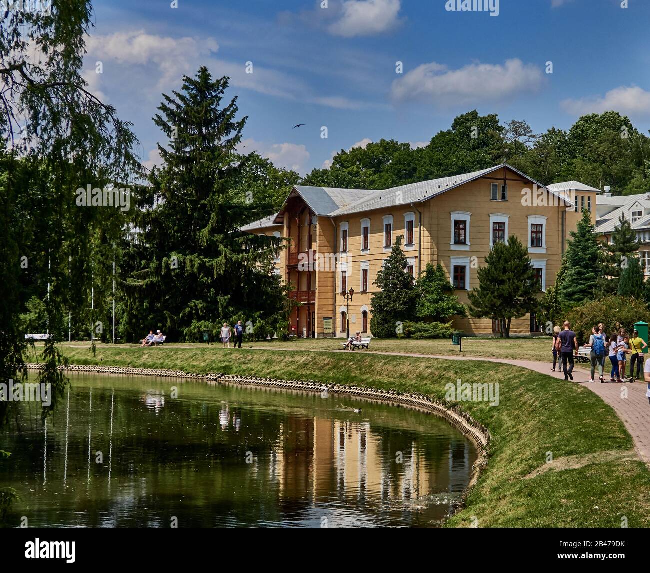 Europa, Polen, Wojewodschaft Lublin, Provinz Lublin, Naleczow - Sanatorium Stockfoto