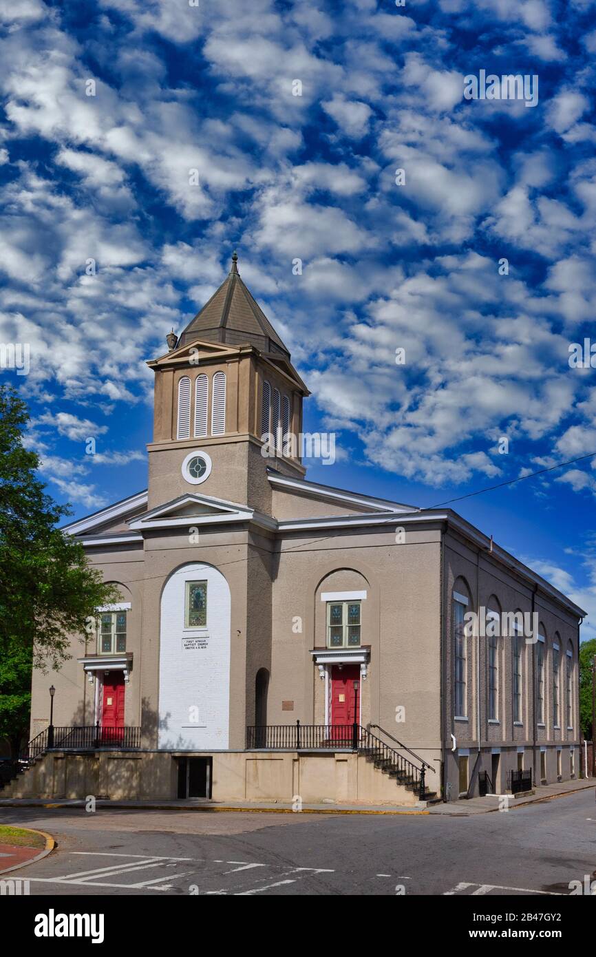 First African Baptist Church in Savannah Stockfoto