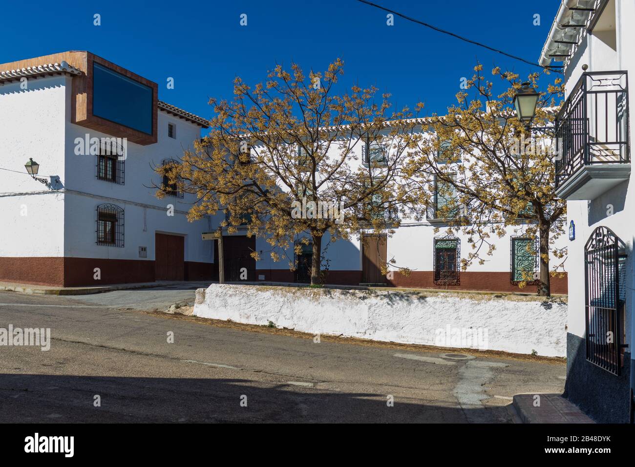 Traditionelle spanische Landhäuser in El Contador, EINER Kleinen Stadt In Andalusien Spanien Stockfoto