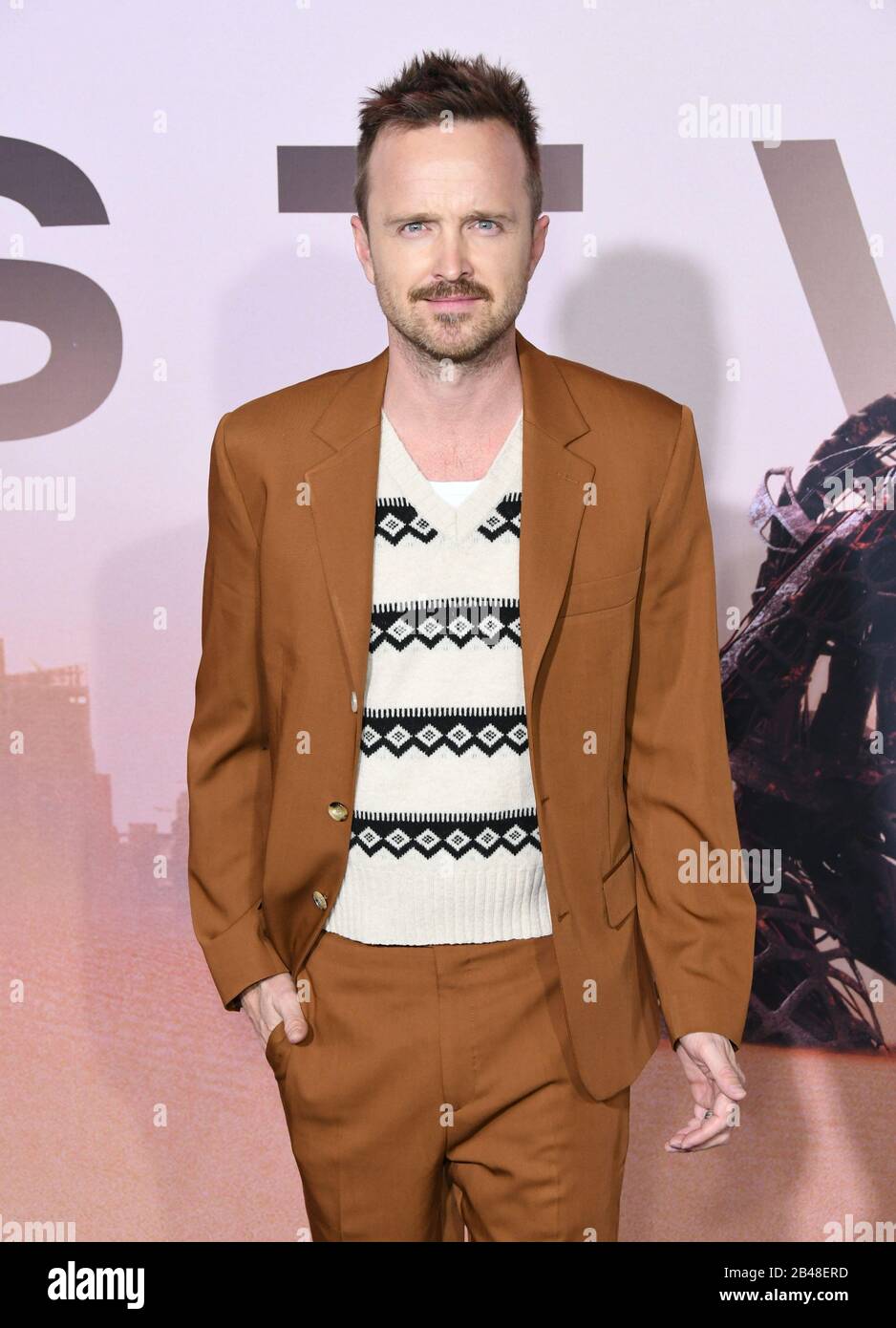 Hollywood, Kalifornien, USA. 05. März 2020 - Hollywood, Kalifornien - Aaron Paul. HBO's "Westworld" Season 3 Los Angeles Premiere im TCL Chinese Theatre. Foto-Credit: Birdie Thompson/AdMedia/MediaPunch Credit: MediaPunch Inc/Alamy Live News Stockfoto