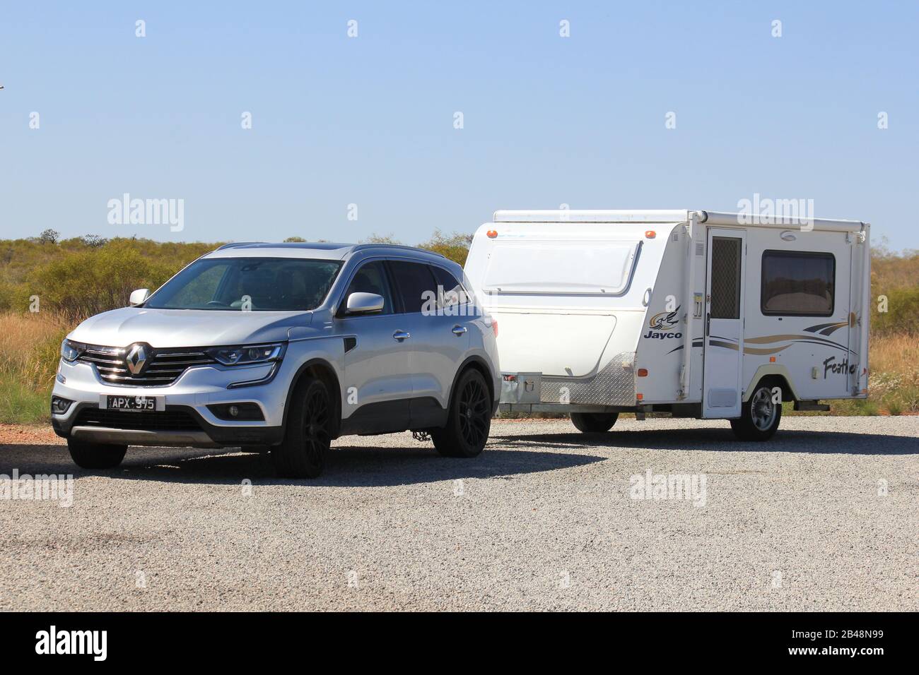 Mobiles Wohnen, Sandstein, Western Australia Stockfoto