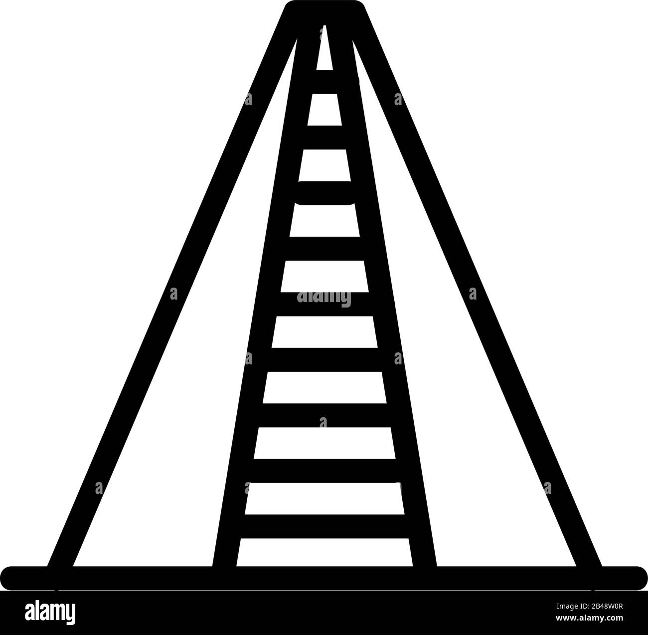 Symbolvektor Stadt Zukunft. Abbildung der isolierten Kontursymbole Stock Vektor