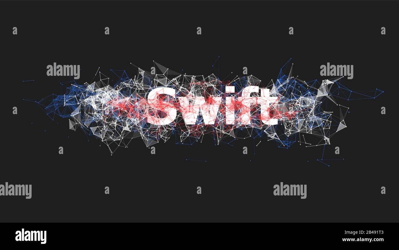 SWIFT-Technologie für das Website-Design Stock Vektor