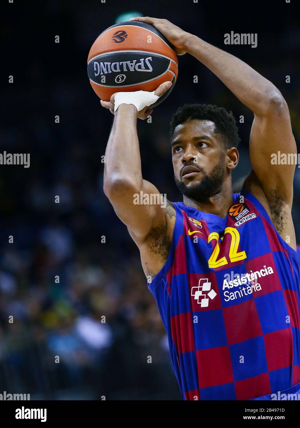 Berlin, 04. März 2020: Cory Higgins vom FC Barcelona Basketball im Einsatz während des Basketballspiels der Euroleague Stockfoto