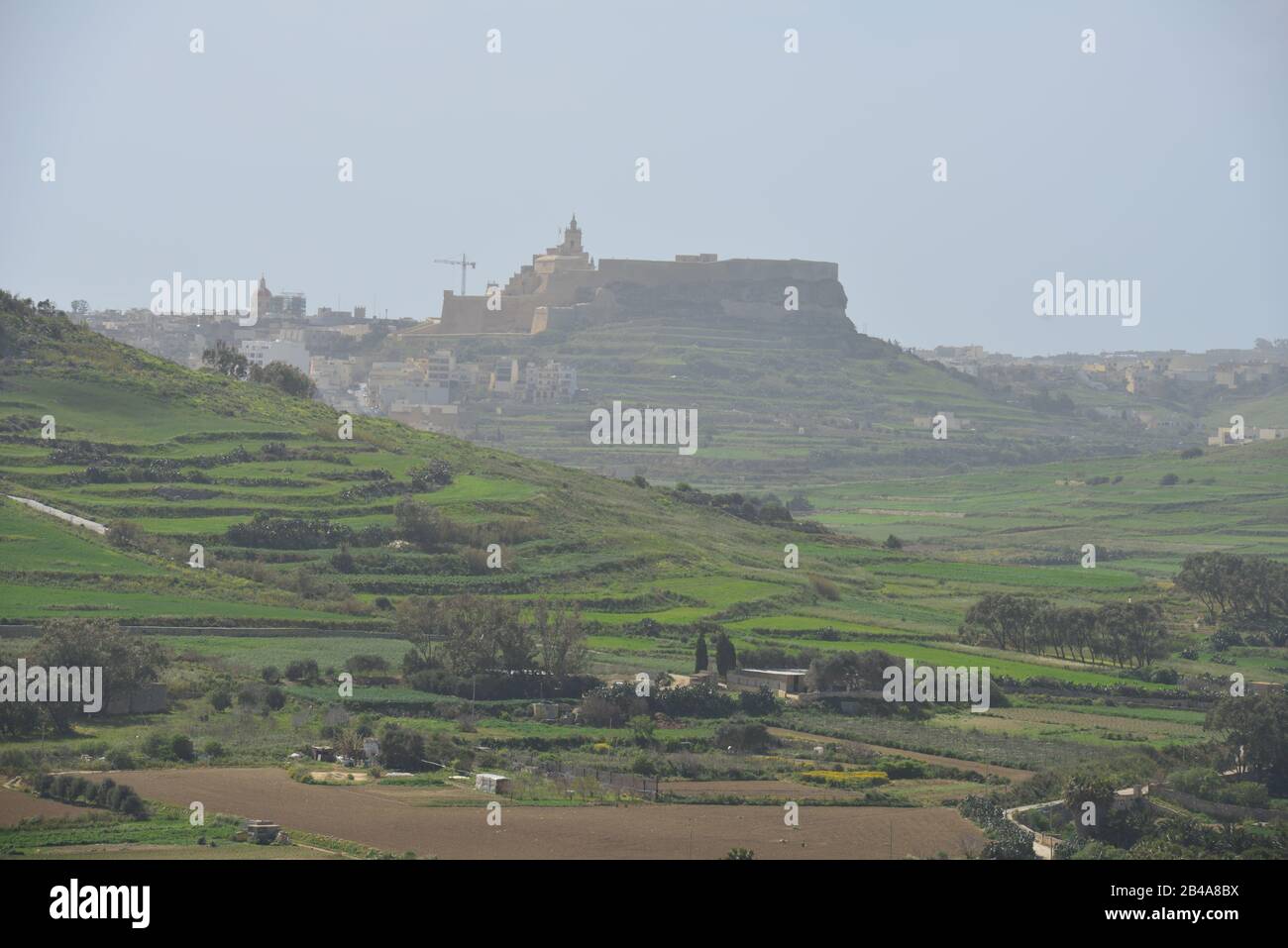 Die Cittadella bei Gozo. Stockfoto