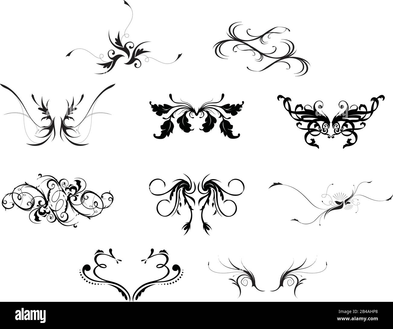 Illustration von ornamentalem Vintage-Design mit weißem Hintergrundvektor Stock Vektor