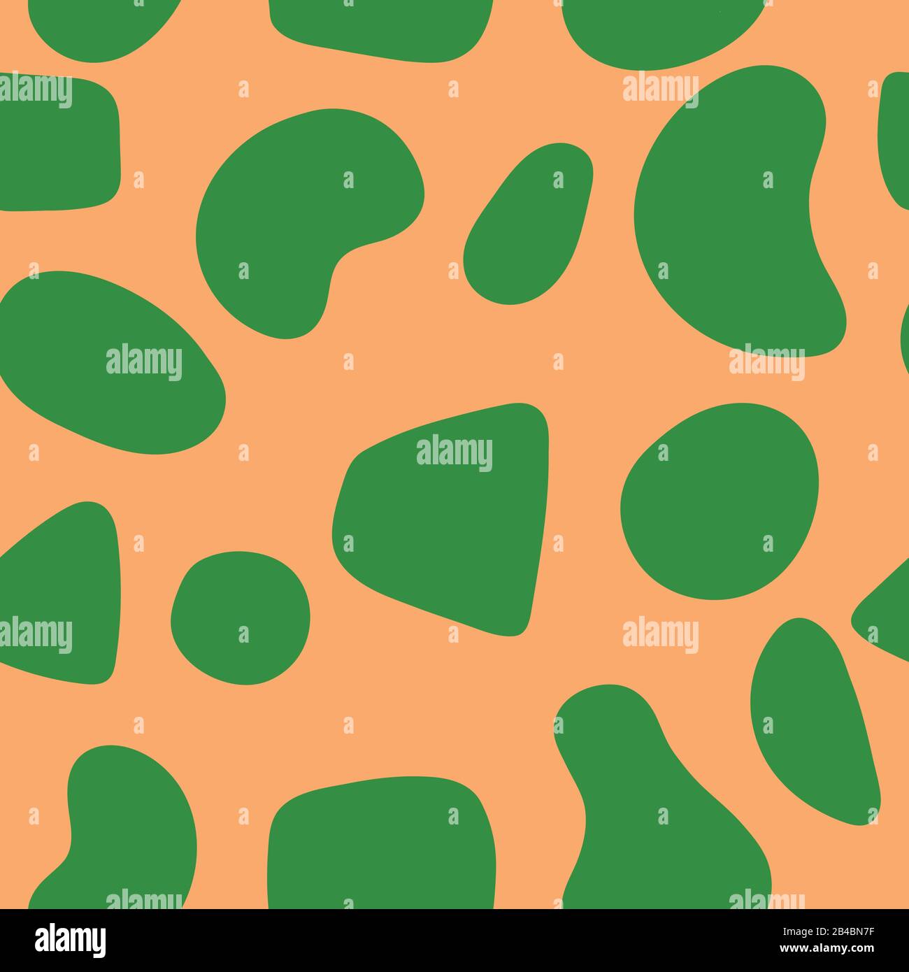 Abstrakte, moderne Retro-nahtlose Hintergrundflecken Formen Stock Vektor