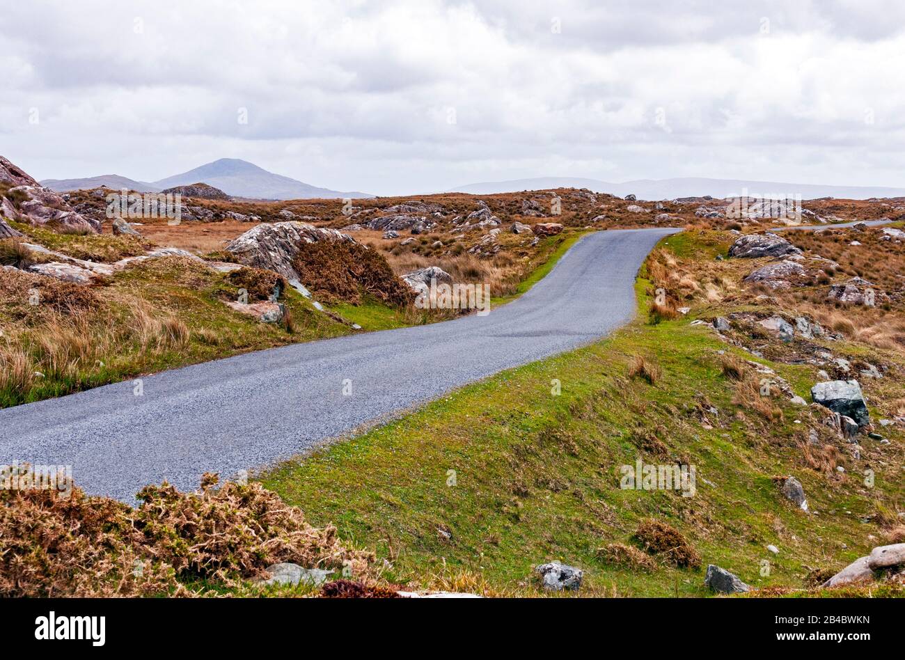 Old Bog Road, Connemara, County Galway, Irland Stockfoto