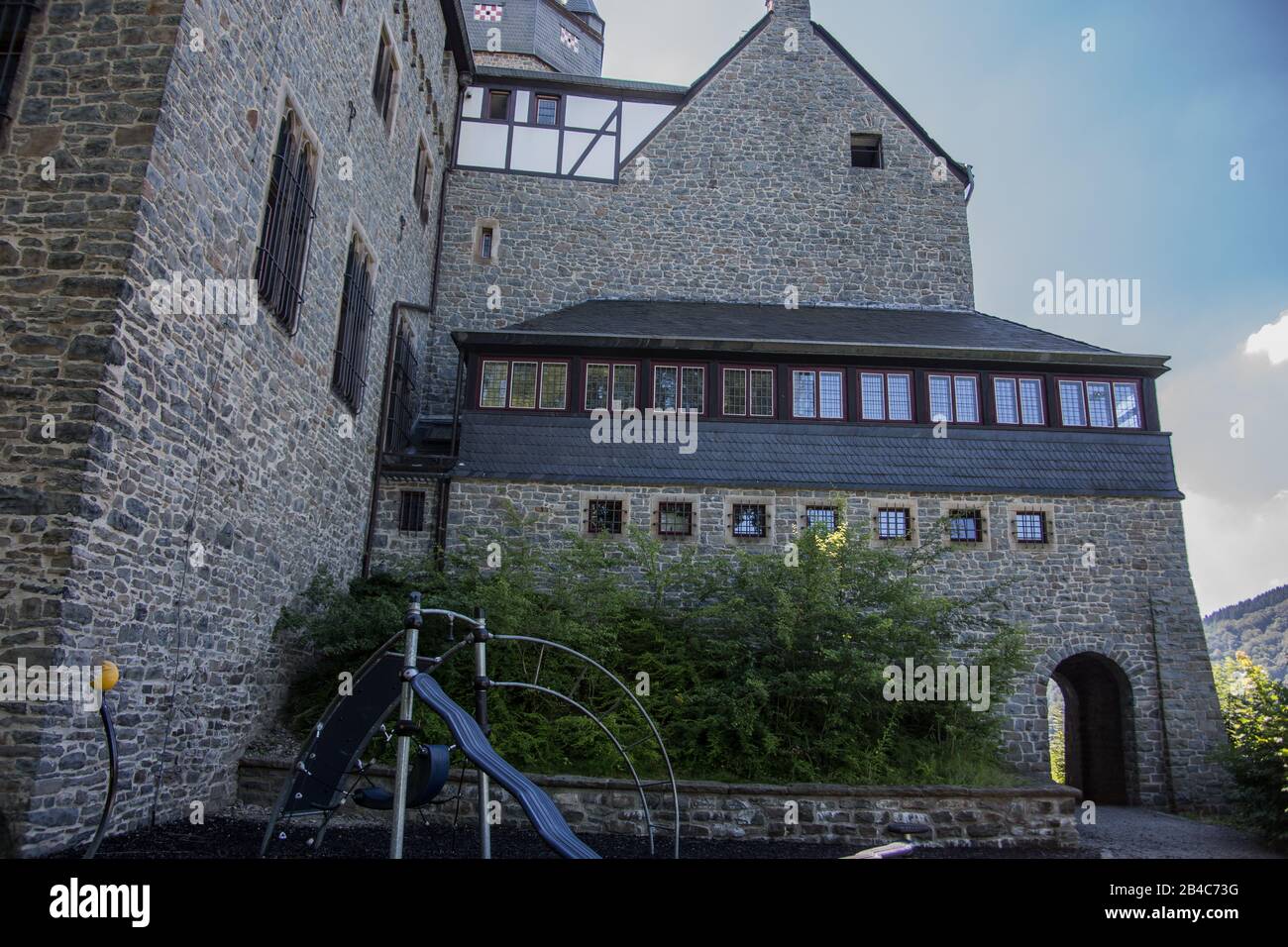 Schloss Altena im Märkischen Kreis Stockfoto