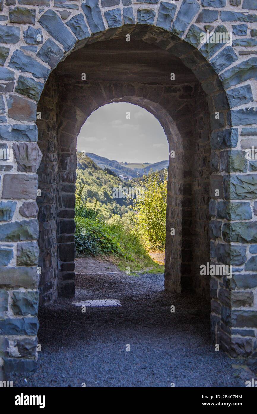 Schloss Altena im Märkischen Kreis Stockfoto