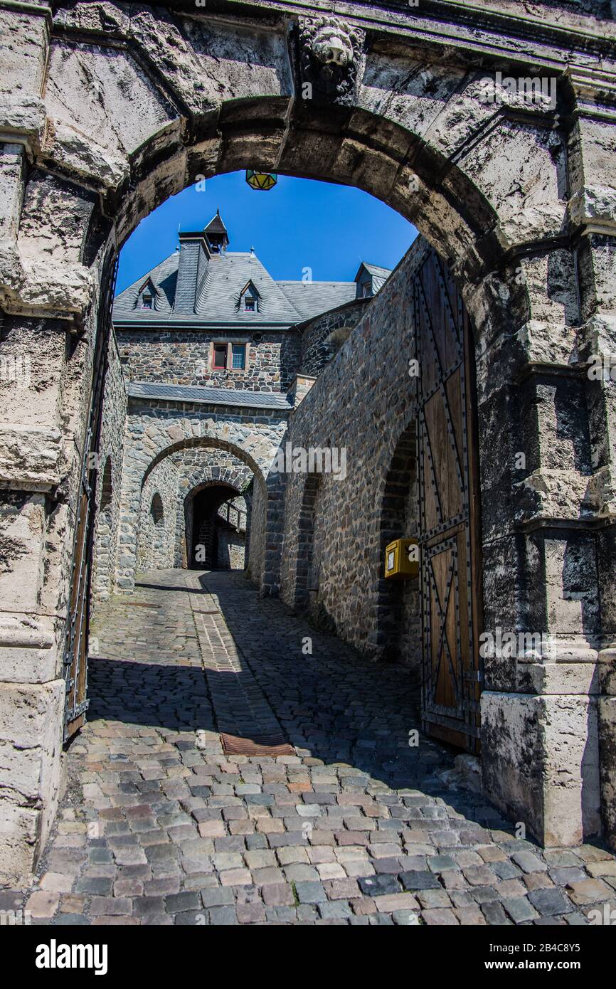 Schloss Altena im Märkischen Kreis Stockfoto