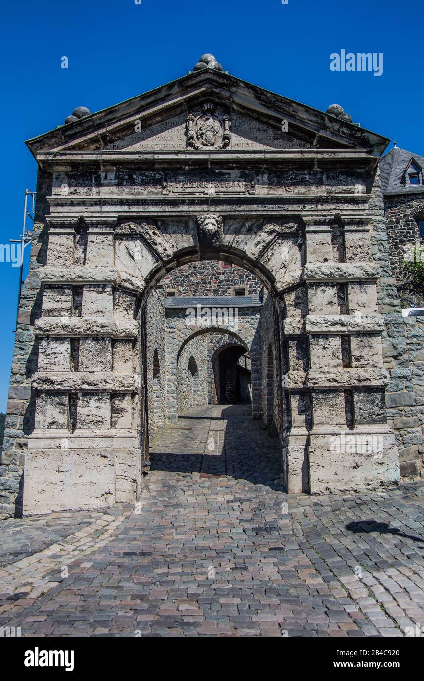 Schloss Altena im Märkischen Kreis Stockfoto