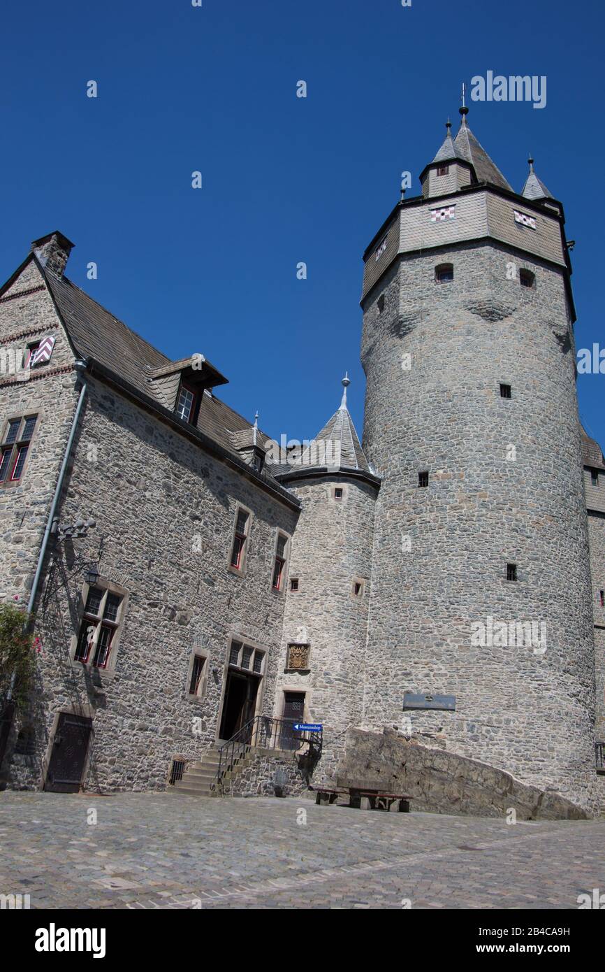 Schloss Altena im Märkischen Kreis Stockfoto