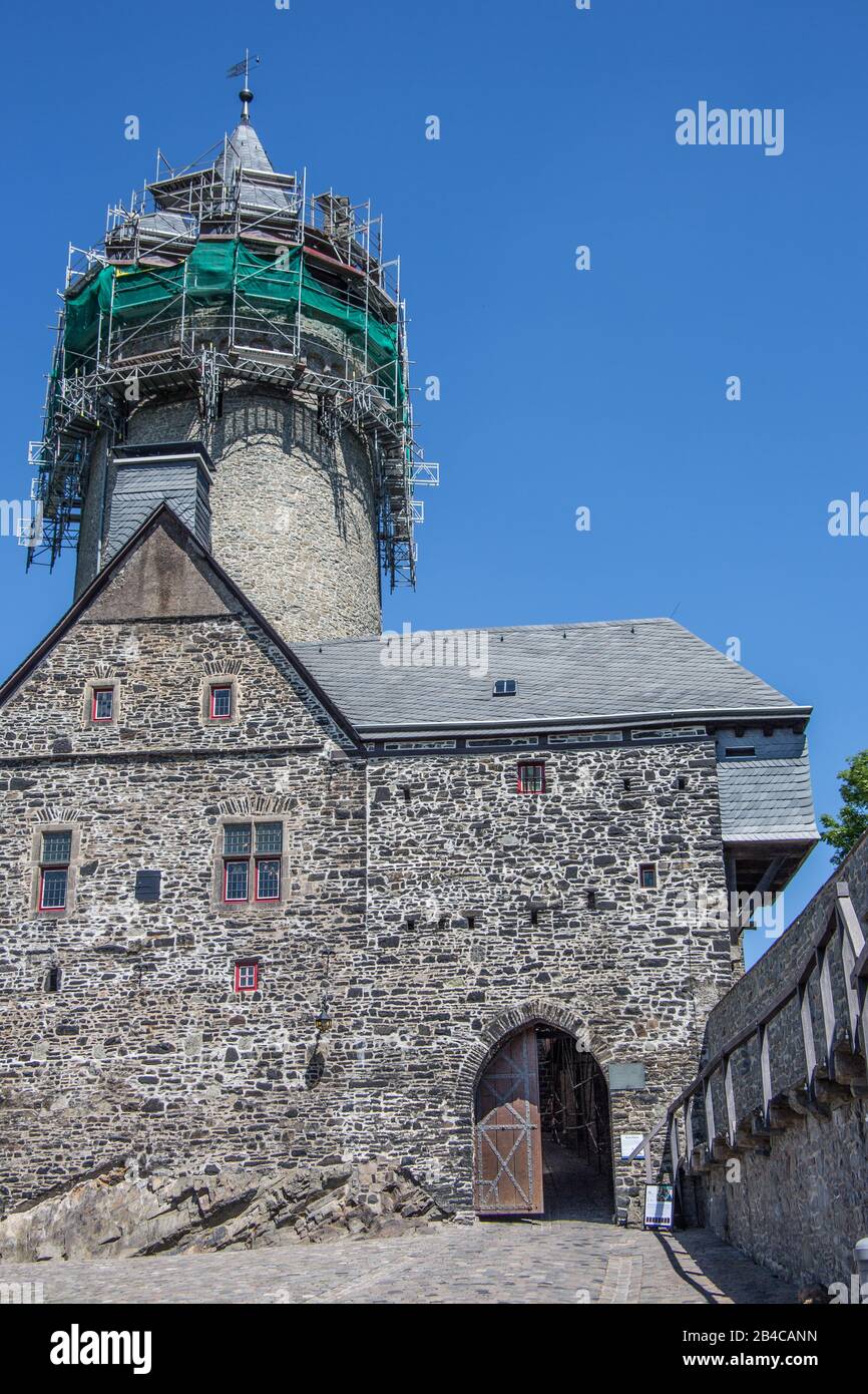 Schloss Altena im Märkischen Kreis Stockfoto