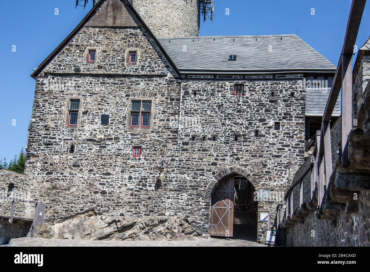 Schloss Altena im Märkischen Kreis Stockfoto