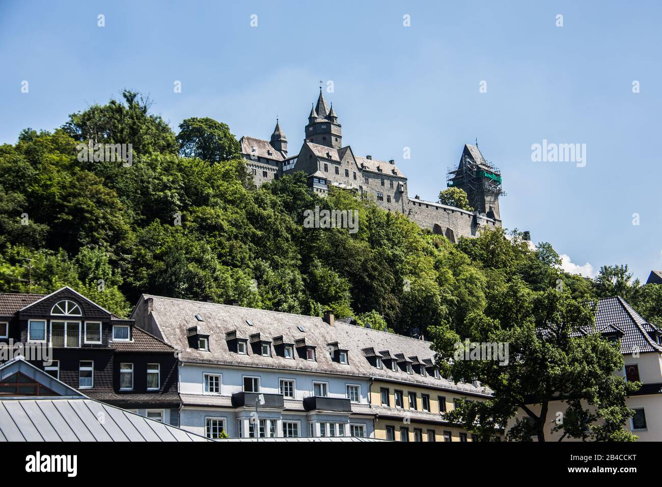 Schloss Altena im Märkischen Kreis Stockfoto
