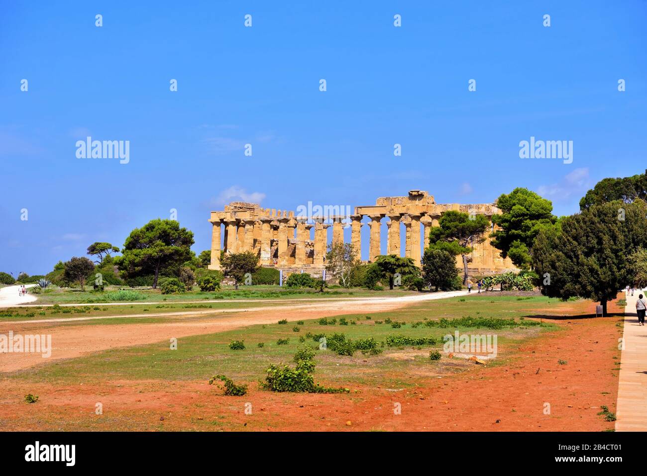 Archäologischer Park von Selinunte Castelvetrano Sizilien Stockfoto