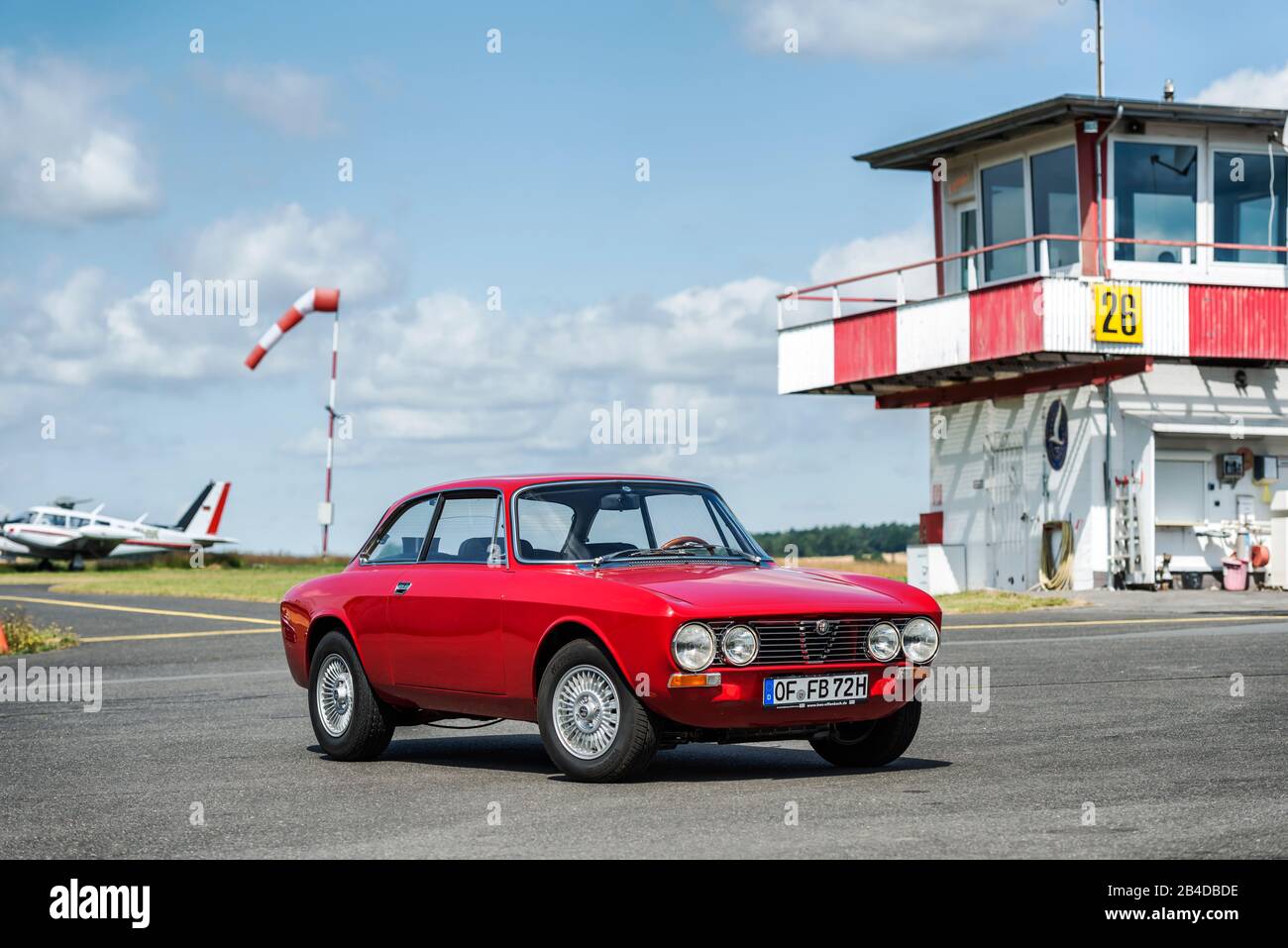 Michelstadt, Hessen, Deutschland, Alfa GTV, Baujahr 1972, 2 Liter Fassungsvermögen, 220 ps. Stockfoto