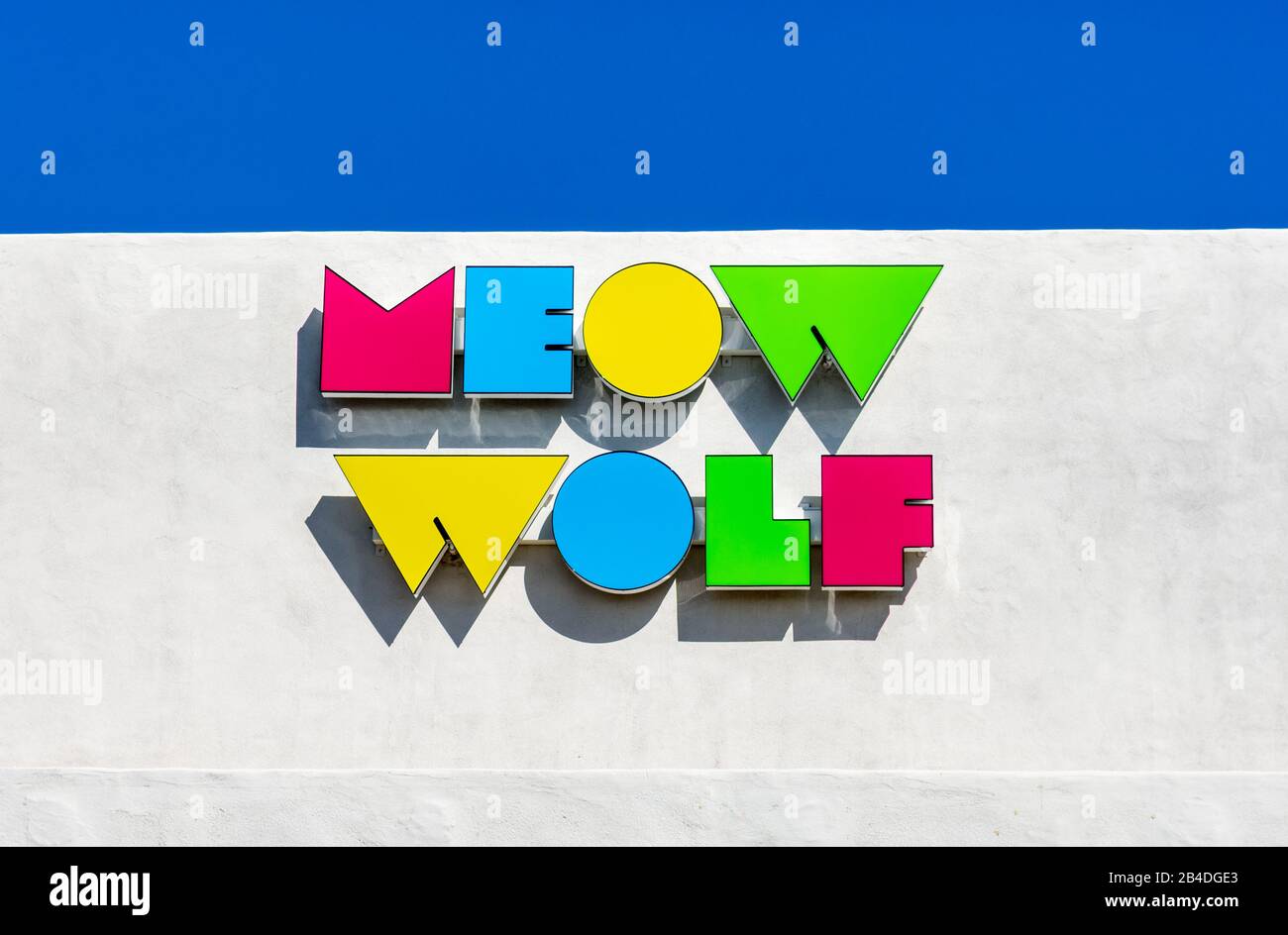 Meow Wolf Santa Fe, interaktives Kunstmuseum, Santa Fe, New Mexico, USA Stockfoto