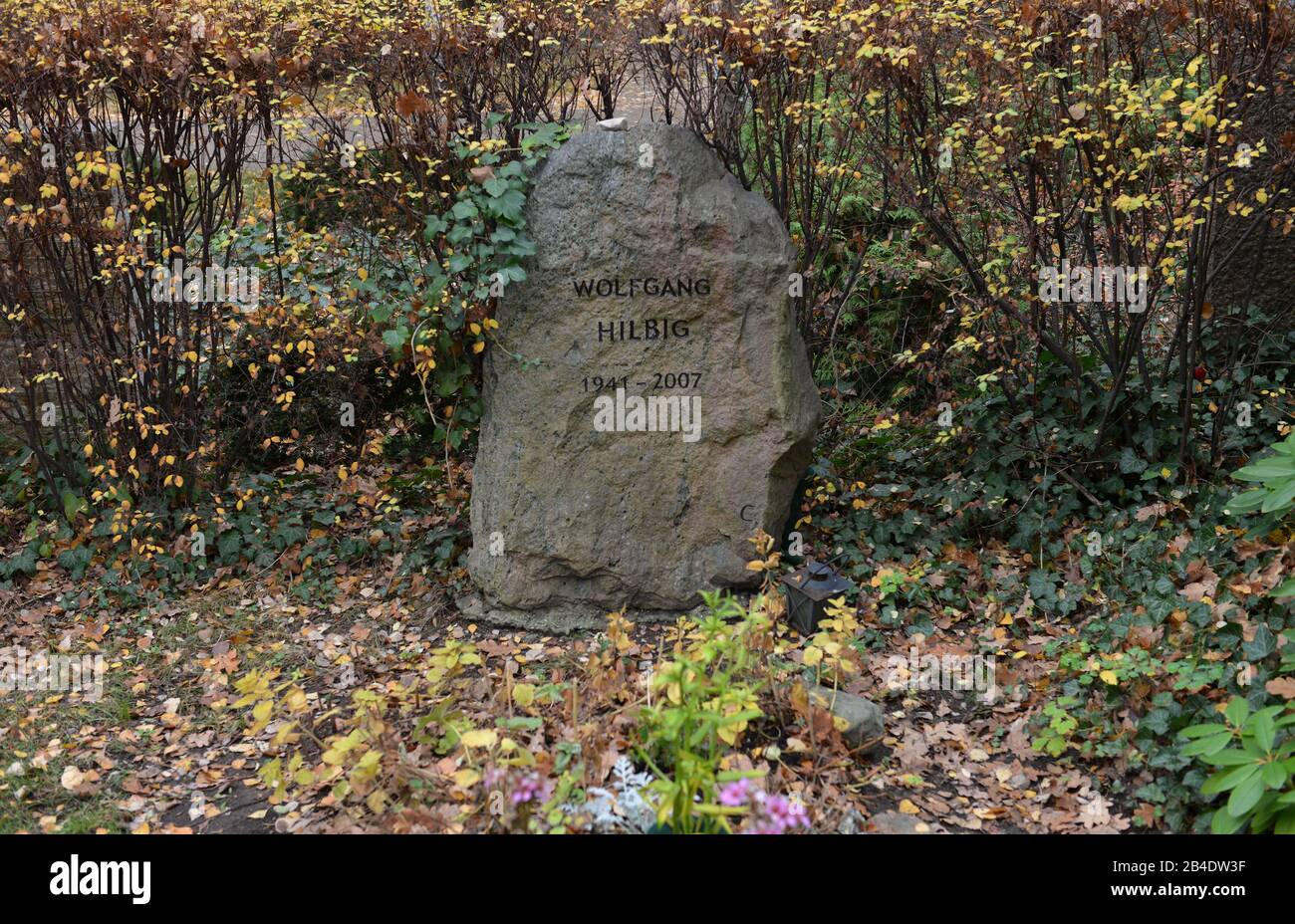 Grab, Wolfgang Hilbig, Dorotheenstädtischer Friedhof, Chausseestraße, Mitte, Berlin, Deutschland / Dorotheenstädtischer Stockfoto