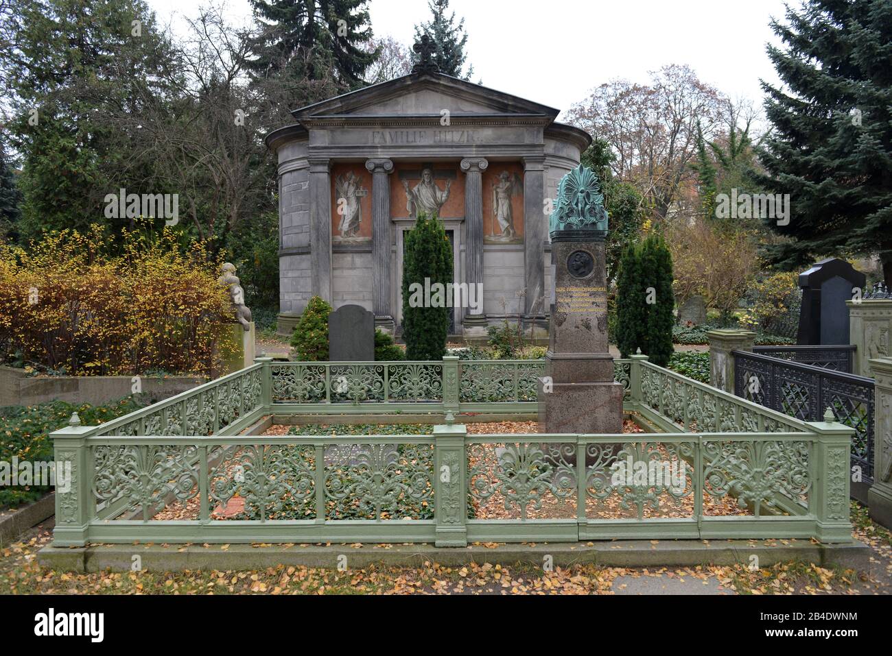 Grab, Carl Friedrich Schinkel, Dorotheenstädtischer Friedhof, Chausseestraße, Mitte, Berlin, Deutschland/Dorotheenstädtischer Stockfoto