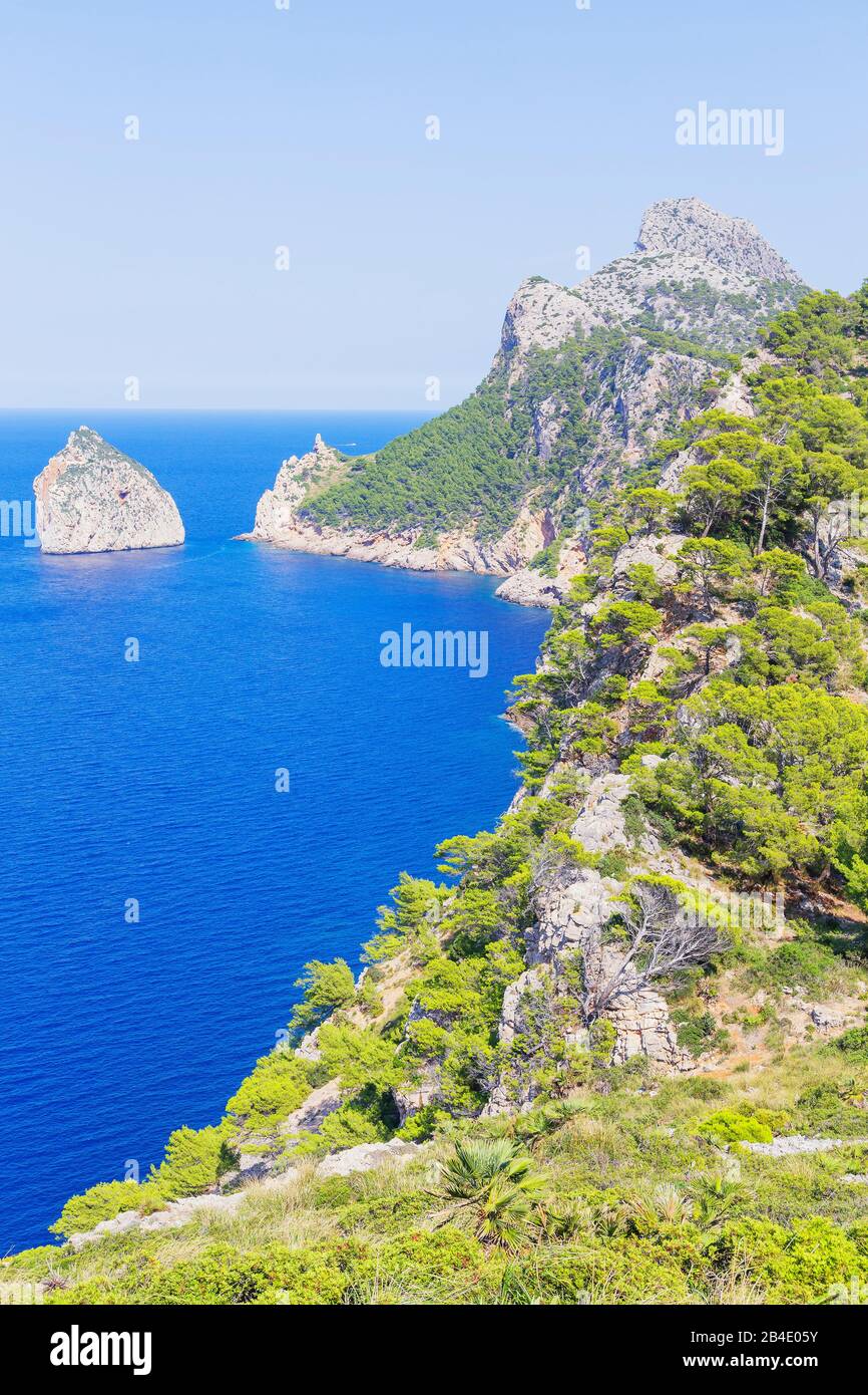Cap de Formentor, Mallorca, Balearen, Spanien, Europa Stockfoto