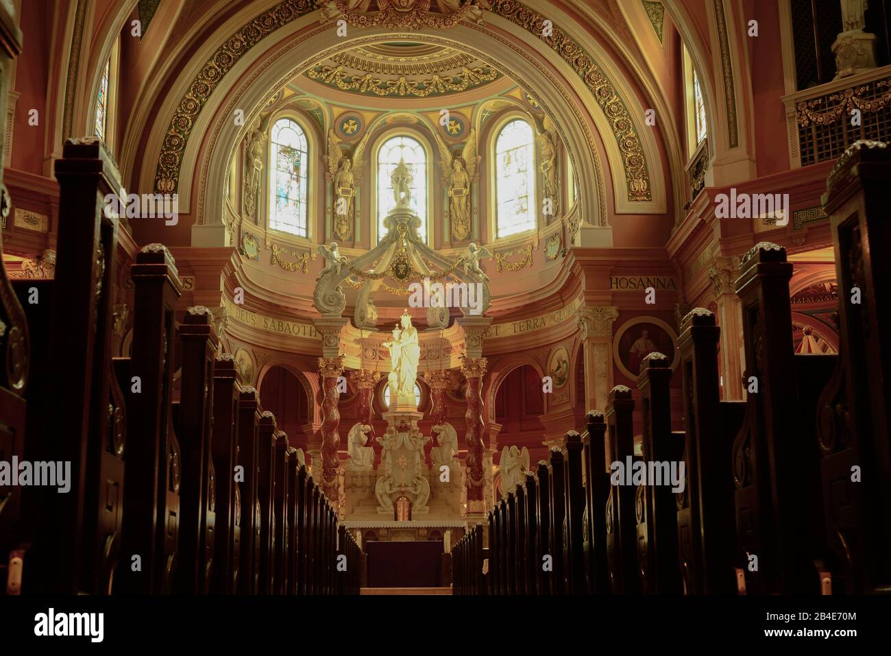 Our Lady of Victory Basilica, Lackawanna, NY Stockfoto