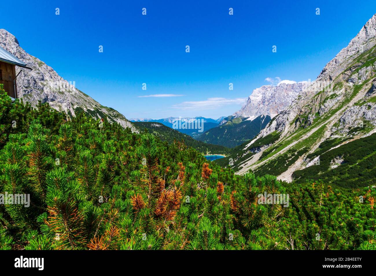 Seebensee, Österreich, Tyrol, Ehrwald Stockfoto